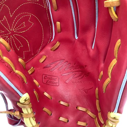 MIZUNO (ミズノ) CRAFTED Edition 軟式グローブ 1AJGR32021 MIZUNO PRO レッド×ゴールド