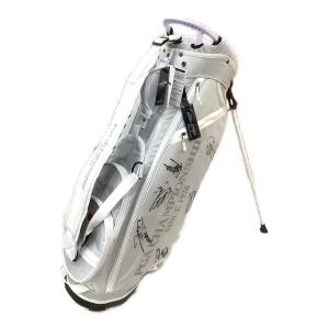 elite grips (エリートグリップ) キャディバッグ サイン記入有（証明書なし）/4分割/ヘッドカバー付 ホワイト PGA CHAMIPIONS PGP軽量スタンド CB