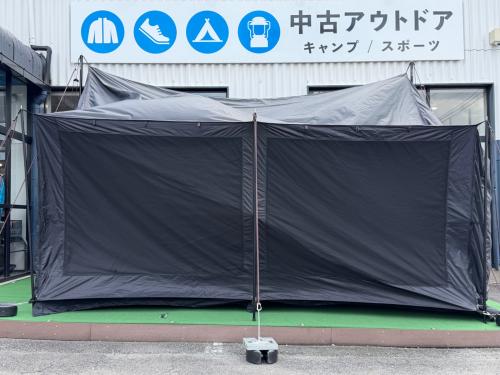 KZM OUTDOOR（カズミアウトドア）　シェルター K20T3T003 キズ・ヨゴレ有・生地破れ・裂け有 ブラックタープシェルター