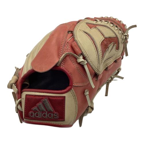 adidas (アディダス) 軟式グローブ DUV04 レッド×ホワイト