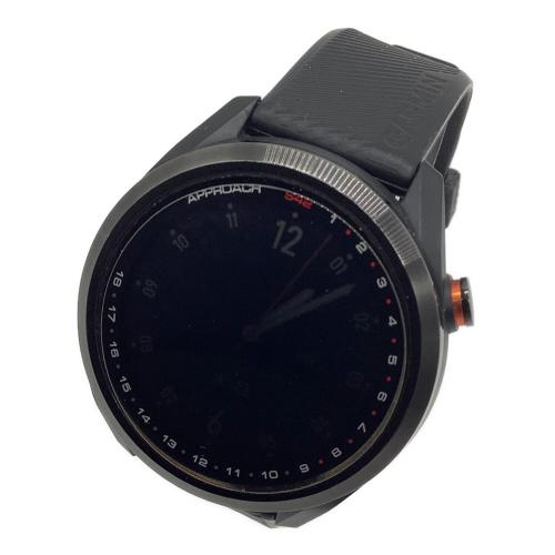 GARMIN (ガーミン) ゴルフGPSナビ 010-02572-20 元箱・充電ケーブル付 通電確認済程度Ｂ ブラック GPS Approach S42