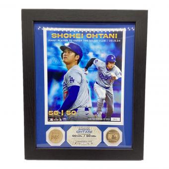 ロサンゼルス・ドジャース 大谷翔平50-50達成記念ダブルコインフォトミント 応援グッズ 5050個限定 シリアル：3512
