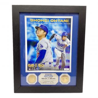 ロサンゼルス・ドジャース 大谷翔平50-50達成記念ダブルコインフォトミント 応援グッズ 5050個限定 シリアル：0071