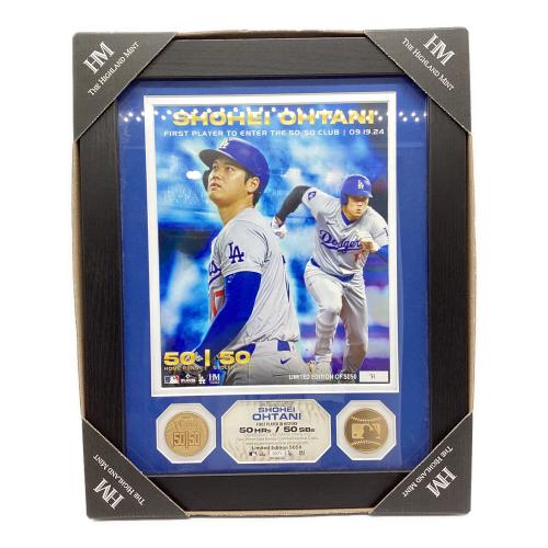 ロサンゼルス・ドジャース 大谷翔平50-50達成記念ダブルコインフォトミント 応援グッズ 5050個限定 シリアル：0071