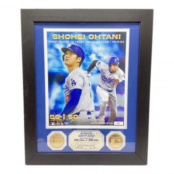 ロサンゼルス・ドジャース 大谷翔平50-50達成記念ダブルコインフォトミント 応援グッズ 5050個限定 シリアル：1291