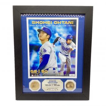 ロサンゼルス・ドジャース 大谷翔平50-50達成記念ダブルコインフォトミント 応援グッズ 5050個限定 シリアル：1293