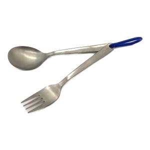 MIZO (ミゾー) チタンスプーン・フォークセット アウトドア食器