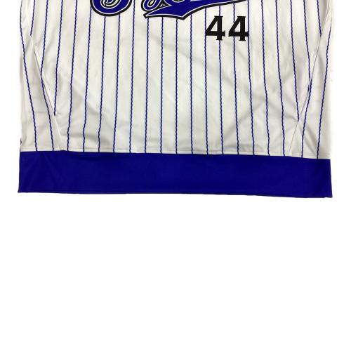 横浜DeNAベイスターズ (ヨコハマディーエヌエーベイスターズ) 応援グッズ GET THE FLAG 2023 石上泰輝 44番 SIZE XA(身長187‐193㎝) ブルー×ホワイト