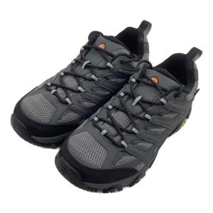 MERRELL (メレル) モアブ3シンセティック ゴアテックスワイド ローカット トレッキングシューズ J500243W メンズ SIZE 26cm グレー×ブラック