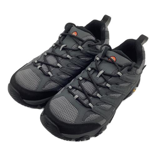 MERRELL (メレル) モアブ3シンセティック ゴアテックスワイド ローカット トレッキングシューズ J500243W メンズ SIZE 26cm グレー×ブラック