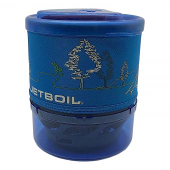 mont-bell (モンベル) シングルガスバーナー 1824381 2015年製 JETBOIL/動作確認済み/ブルー ※ガス缶欠品 PSLPGマーク有