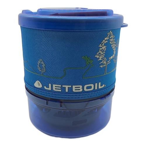 mont-bell (モンベル) シングルガスバーナー 1824381 2015年製 JETBOIL/動作確認済み/ブルー ※ガス缶欠品 PSLPGマーク有