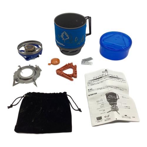 mont-bell (モンベル) シングルガスバーナー 1824381 2015年製 JETBOIL/動作確認済み/ブルー ※ガス缶欠品 PSLPGマーク有