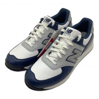 NEW BALANCE (ニューバランス) ゴルフシューズ UGS574R3 ユニセックス SIZE 26.5cm ホワイト×ネイビー