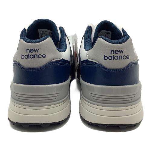 NEW BALANCE (ニューバランス) ゴルフシューズ UGS574R3 ユニセックス SIZE 26.5cm ホワイト×ネイビー