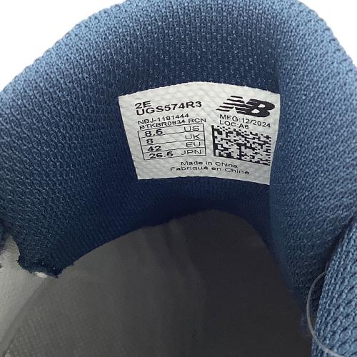 NEW BALANCE (ニューバランス) ゴルフシューズ UGS574R3 ユニセックス SIZE 26.5cm ホワイト×ネイビー