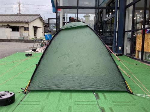 HILLEBERG (ヒルバーグ) ソロテント インナーベタツキ小・インナーボトムヨゴレ有 グリーン UNNA