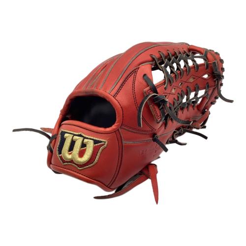 Wilson (ウィルソン) Basic Lab 軟式グローブ レッド