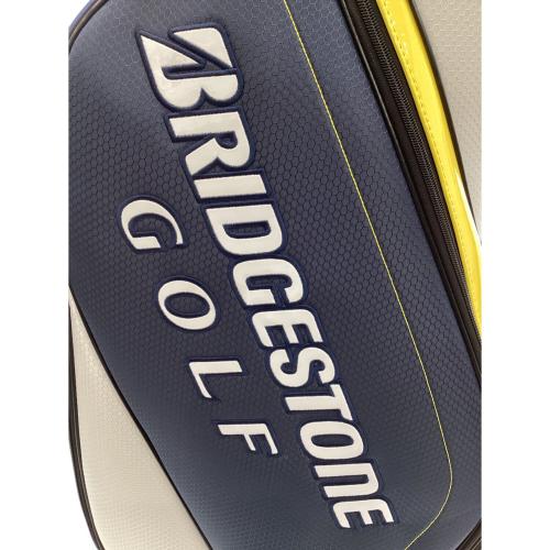 BRIDGESTONE (ブリヂストン) キャディバッグ 5分割 ネイビー×ホワイト CB26Y1