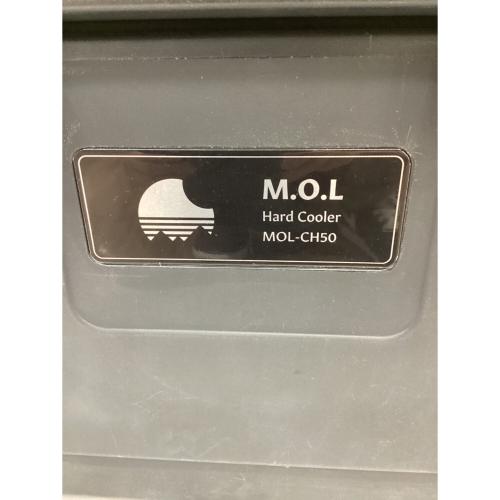M.O.L (モル) 高耐久型ハードクーラーボックス M クーラーボックス 38L チャコールグレー