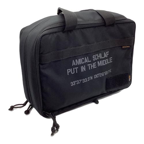AMICAL SCHLAF (アミカルシュラフ) 収納ケース ブラック フラットバーナーケース