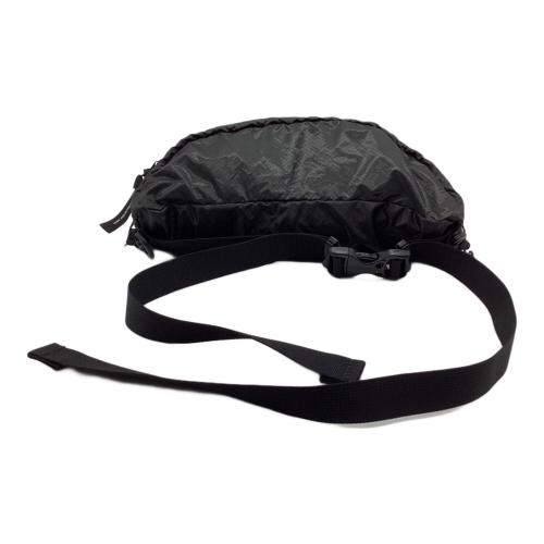 and wander (アンドワンダー) バックパック 574-2975139 22年モデル ブラック sil waist bag