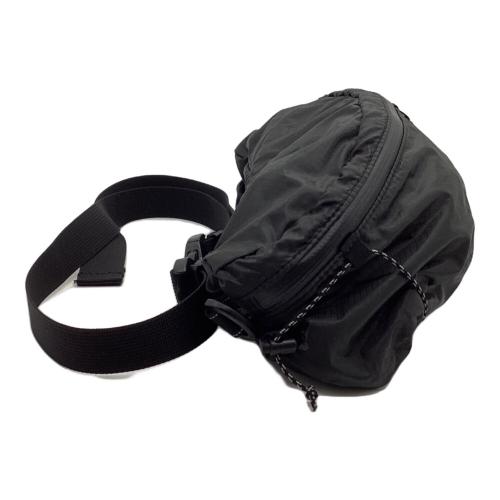 and wander (アンドワンダー) バックパック 574-2975139 22年モデル ブラック sil waist bag
