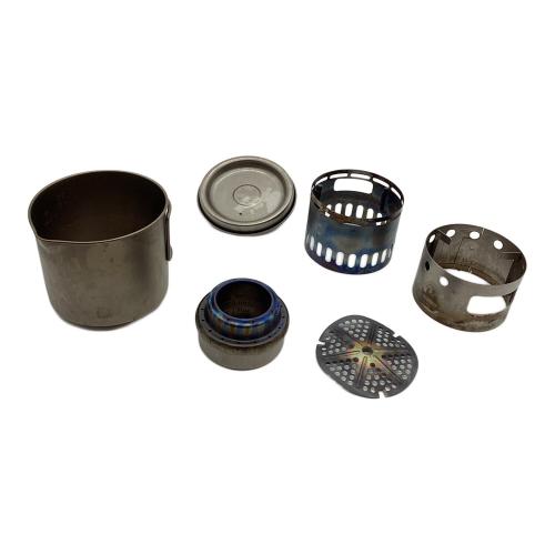 EVERNEW (エバニュー) Ti Mug pot 500 Stove set クッカー