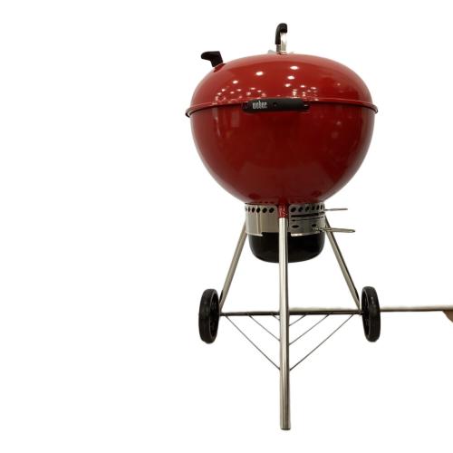 WEBER (ウェーバー) オリジナルケトルプレミアム チャコールグリル バーベキューコンロ レッド