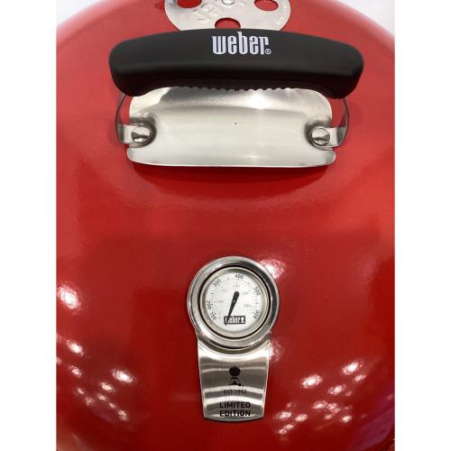 WEBER (ウェーバー) オリジナルケトルプレミアム チャコールグリル バーベキューコンロ レッド