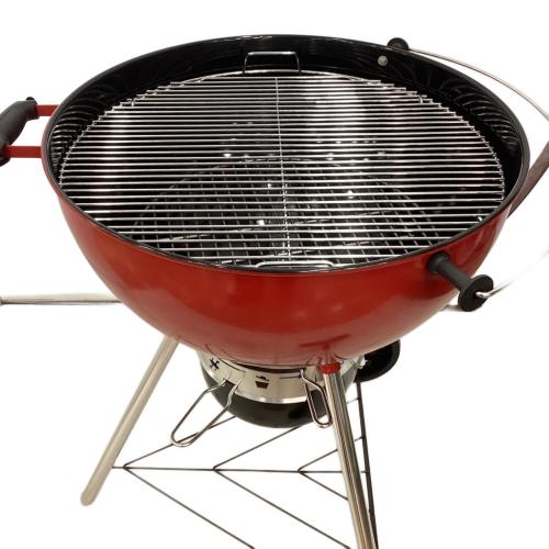 WEBER (ウェーバー) オリジナルケトルプレミアム チャコールグリル バーベキューコンロ レッド