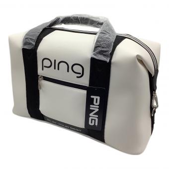 PiNG (ピン) ゴルフバッグ GB-L2501 ホワイト クールボストン