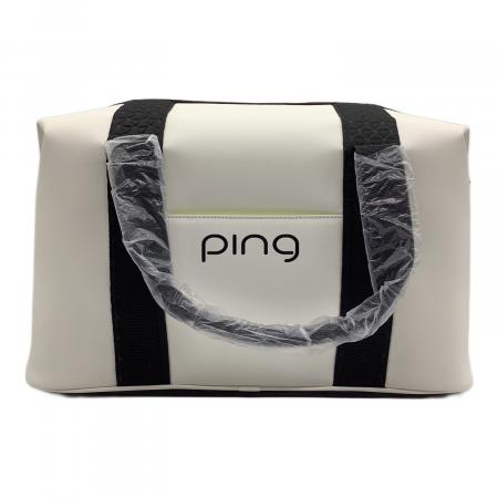 PiNG (ピン) ゴルフバッグ GB-L2501 ホワイト クールボストン