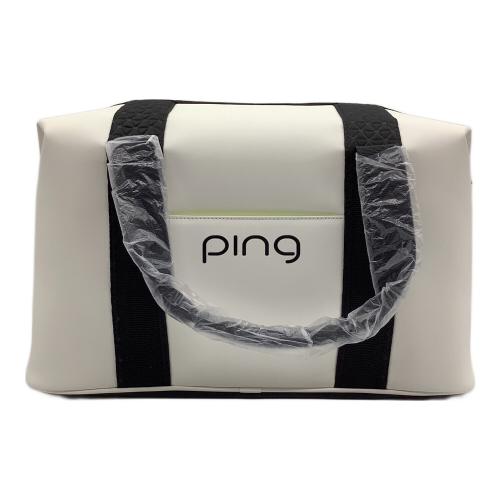 PiNG (ピン) ゴルフバッグ GB-L2501 ホワイト クールボストン