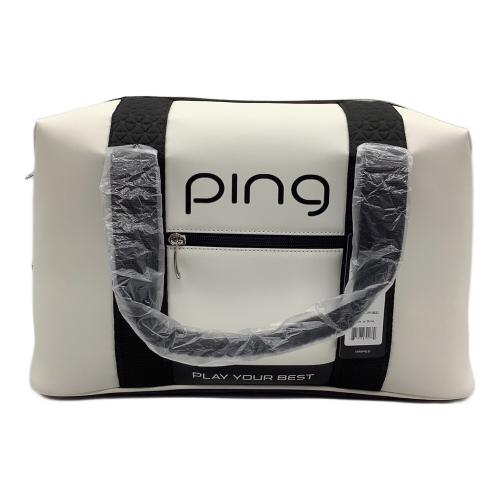 PiNG (ピン) ゴルフバッグ GB-L2501 ホワイト クールボストン