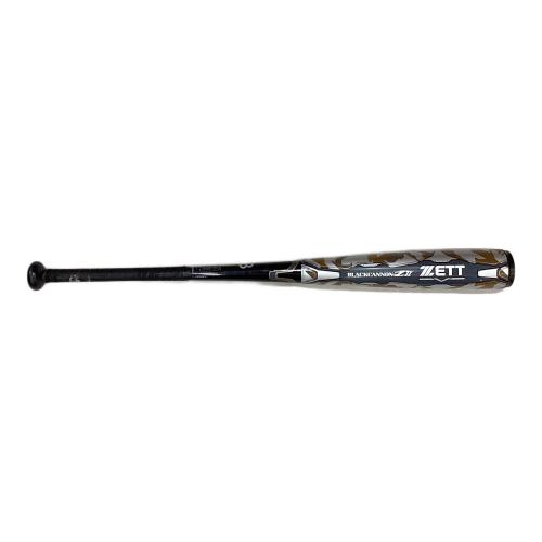 ZETT (ゼット) BLACKCANNONZ Ⅱ 軟式バット BCT35923 ケース付 83cm シルバー×ブラック