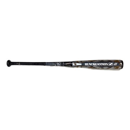 ZETT (ゼット) BLACKCANNONZ Ⅱ 軟式バット BCT35923 ケース付 83cm シルバー×ブラック