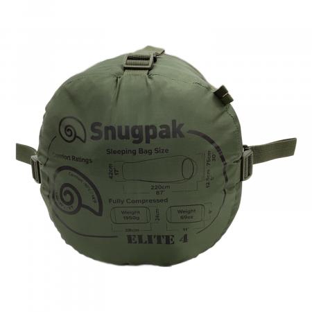 Snugpak (スナグパック) 封筒型シュラフ(化繊) オリーブ ELITE 4
