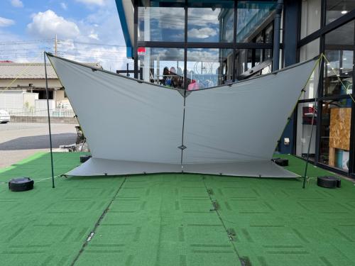 PAAGO WORKS (パーゴワークス) レクタタープ 焚火臭有 NINJA TARP
