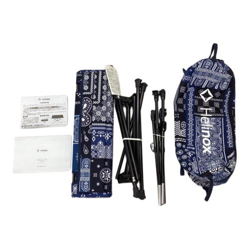 Helinox (ヘリノックス) アウトドアテーブル ネイビー テーブルワンハードトップ バンダナキルト