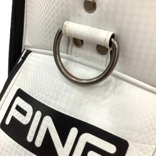 PiNG (ピン) キャディバッグ 5分割 ツアーライト ホワイト×ブラック CB-T2501