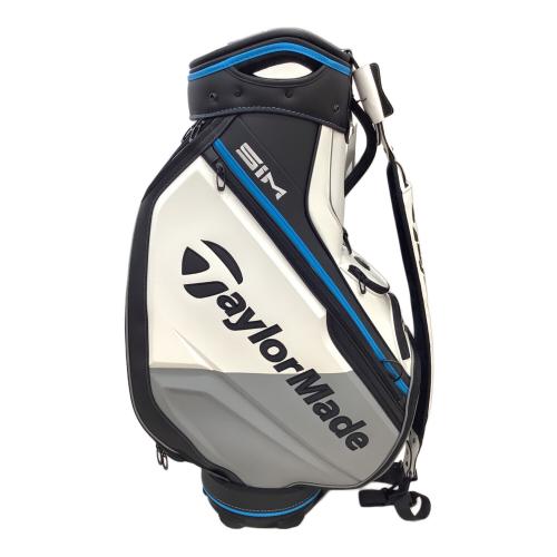TaylorMade (テーラーメイド) キャディバッグ タグ付/6個口/2020年モデル ホワイト SIM ツアースタッフバッグ キャディバッグ 10.5型