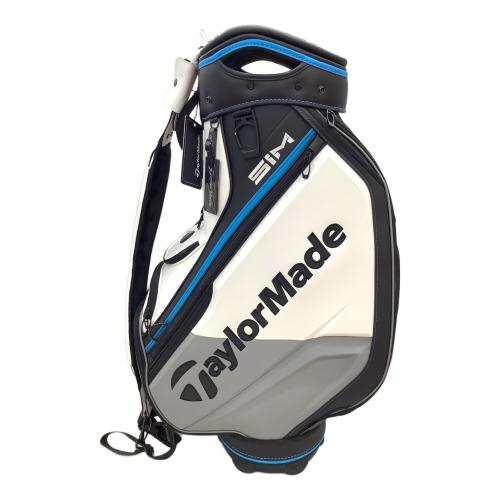 TaylorMade (テーラーメイド) キャディバッグ タグ付/6個口/2020年モデル ホワイト SIM ツアースタッフバッグ キャディバッグ 10.5型