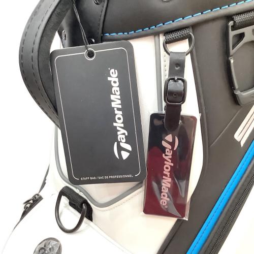 TaylorMade (テーラーメイド) キャディバッグ タグ付/6個口/2020年モデル ホワイト SIM ツアースタッフバッグ キャディバッグ 10.5型