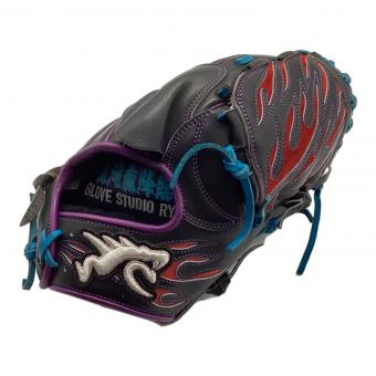 GLOVE STUDIO RYU (グローブ スタジオ リュウ) 硬式グローブ ケース付 混沌龍降臨 ブラック×パープル