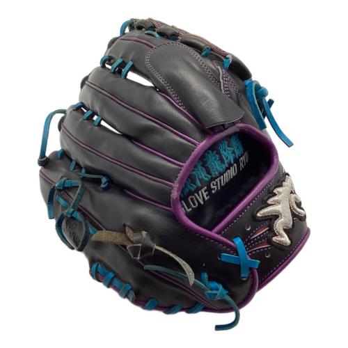 GLOVE STUDIO RYU (グローブ スタジオ リュウ) 硬式グローブ ケース付 混沌龍降臨 ブラック×パープル
