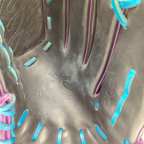 GLOVE STUDIO RYU (グローブ スタジオ リュウ) 硬式グローブ ケース付 混沌龍降臨 ブラック×パープル