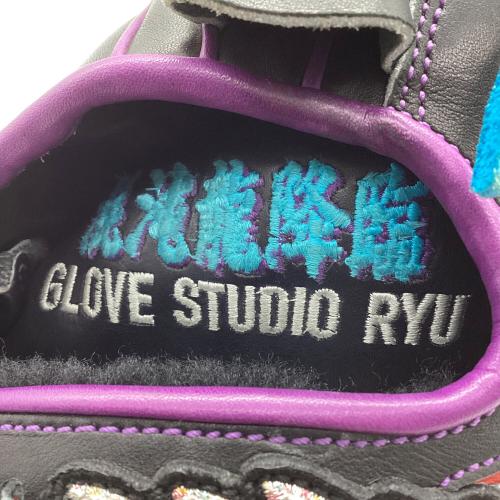 GLOVE STUDIO RYU (グローブ スタジオ リュウ) 硬式グローブ ケース付 混沌龍降臨 ブラック×パープル