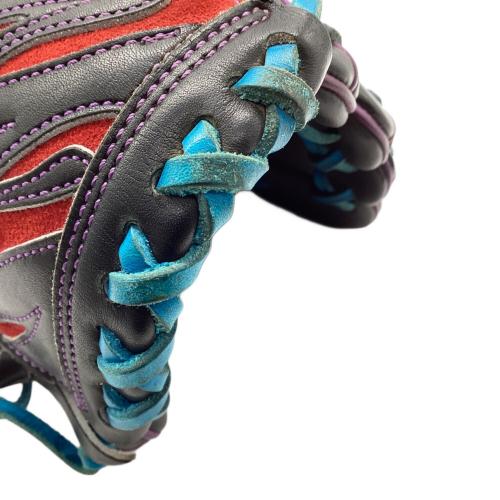 GLOVE STUDIO RYU (グローブ スタジオ リュウ) 硬式グローブ ケース付 混沌龍降臨 ブラック×パープル
