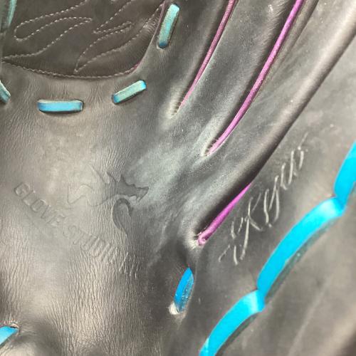 GLOVE STUDIO RYU (グローブ スタジオ リュウ) 硬式グローブ ケース付 混沌龍降臨 ブラック×パープル